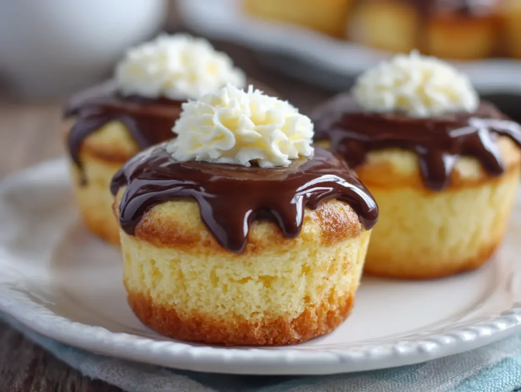 Boston Cream Pie Cupcakes