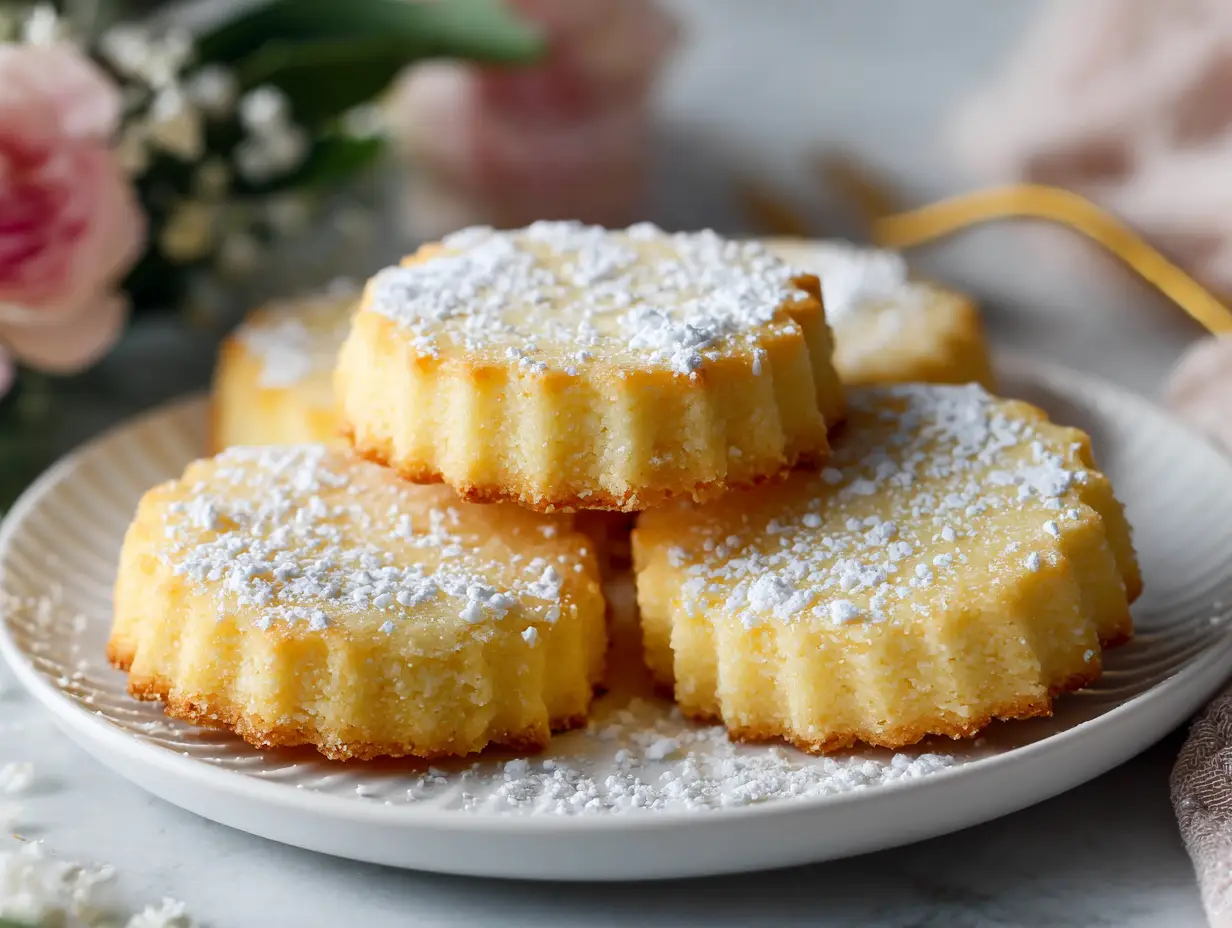 Buttery Shortbread Cookies