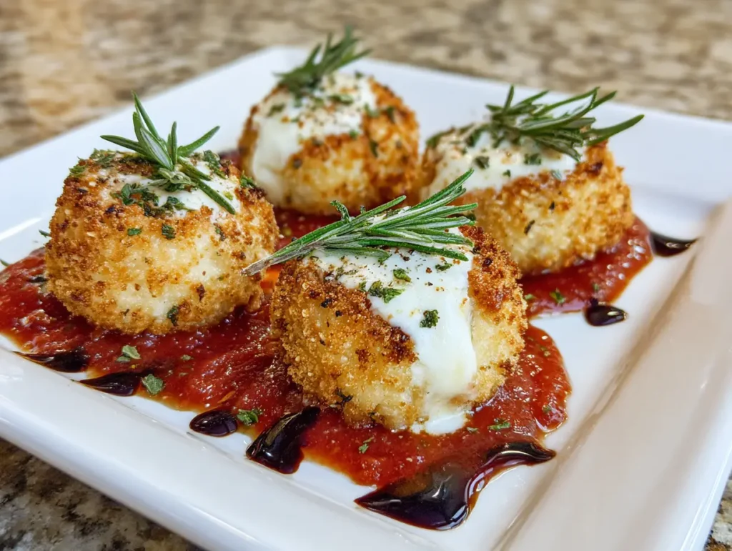 Cheese Stuffed Mozzarella Bites 