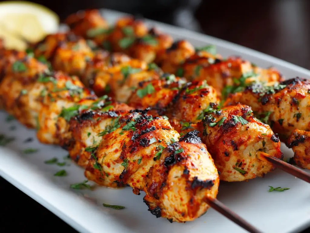 Chicken Kebabs on the Grill