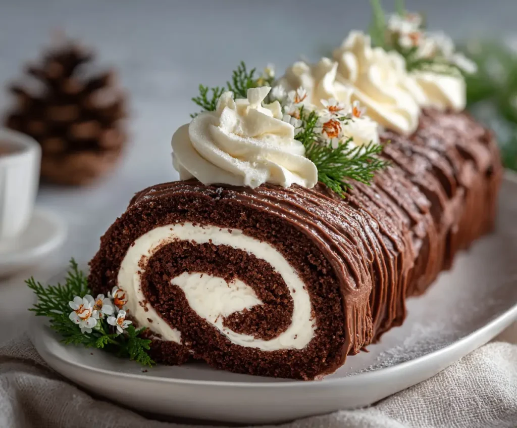 Classic Yule Log Cake Recipe