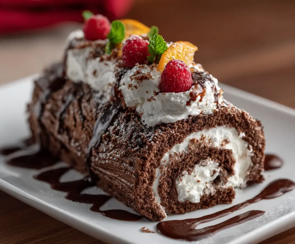 Classic Yule Log Cake Recipe