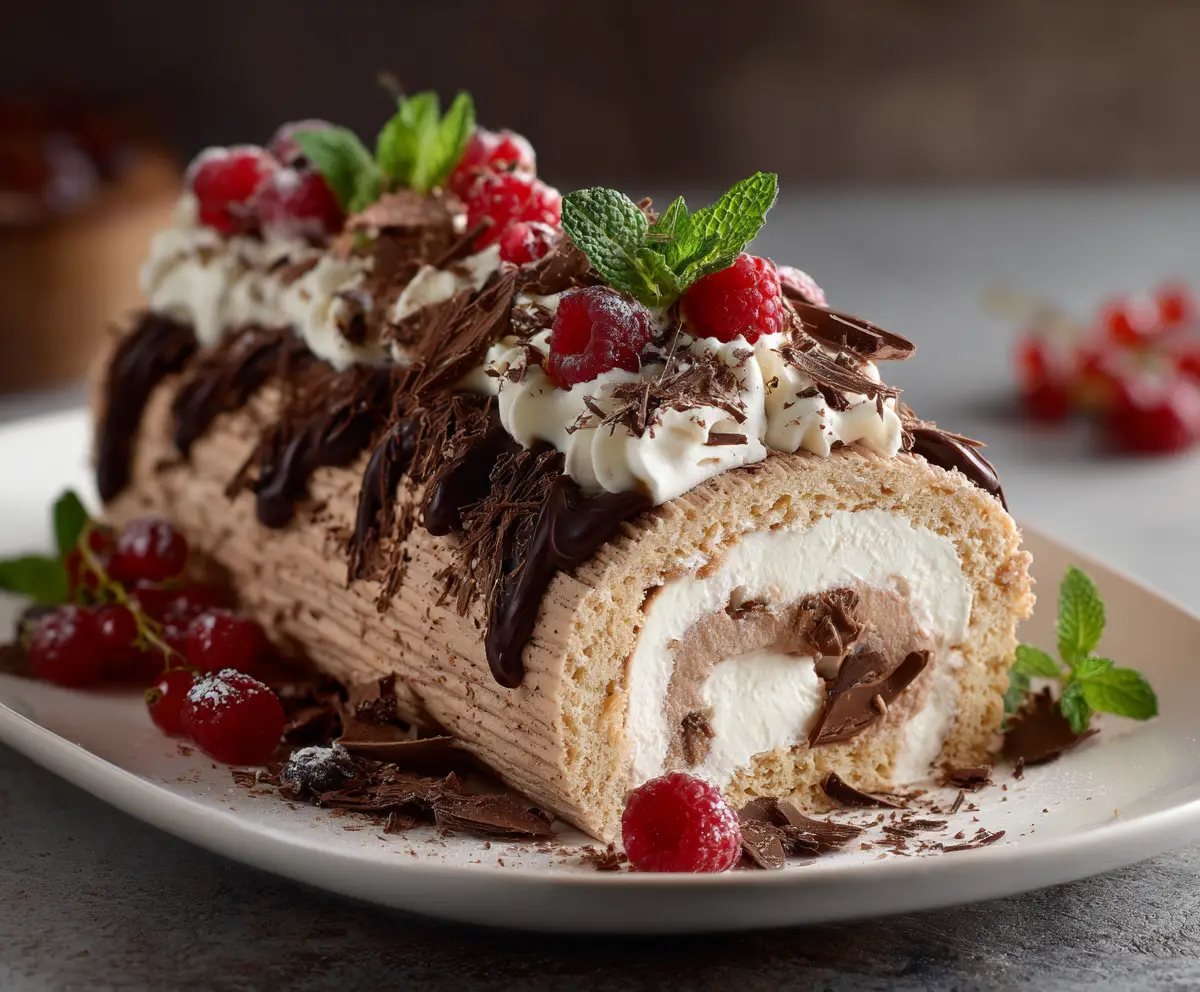 Classic Yule Log Cake Recipe