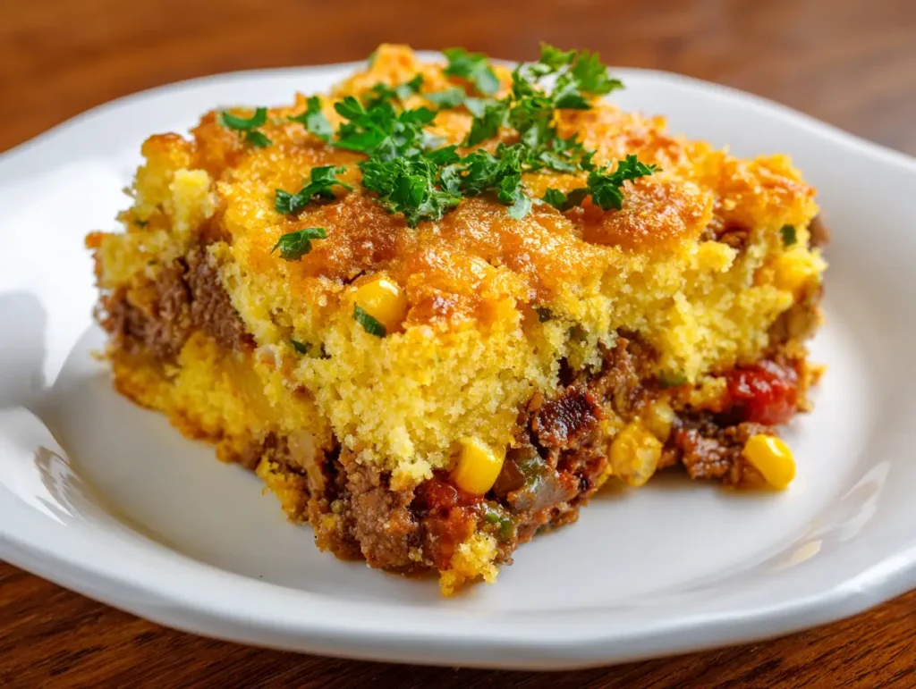 Cowboy Cornbread Casserole 