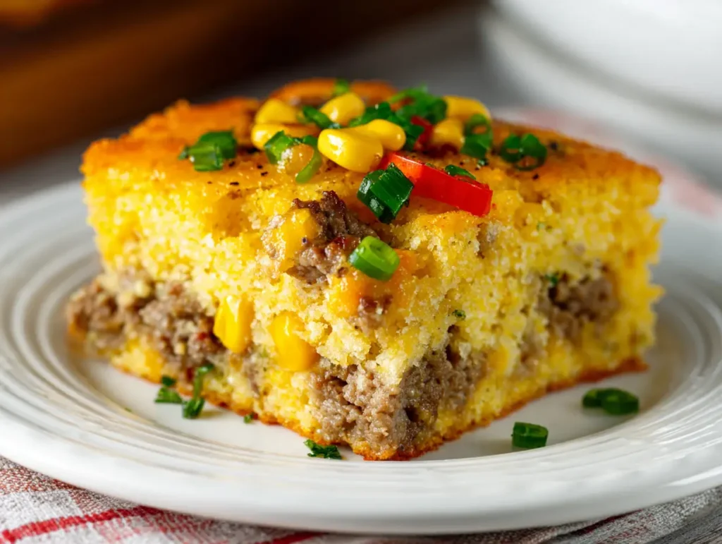 Cowboy Cornbread Casserole 