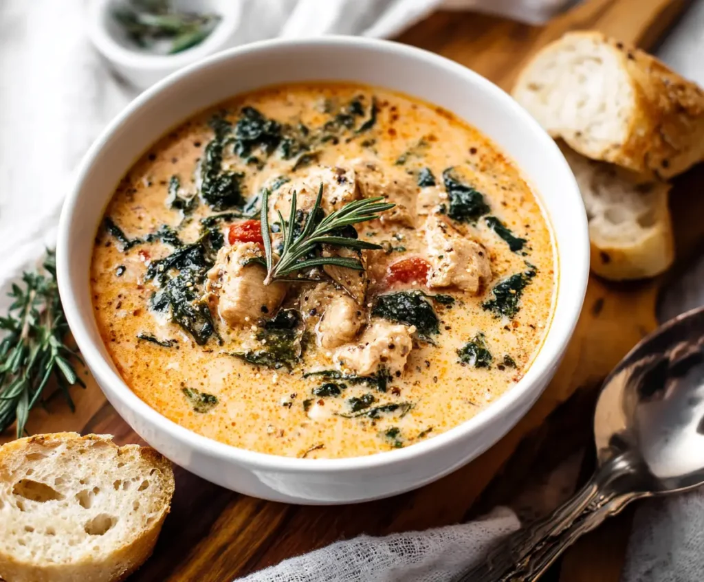 Creamy Tuscan Chicken Soup