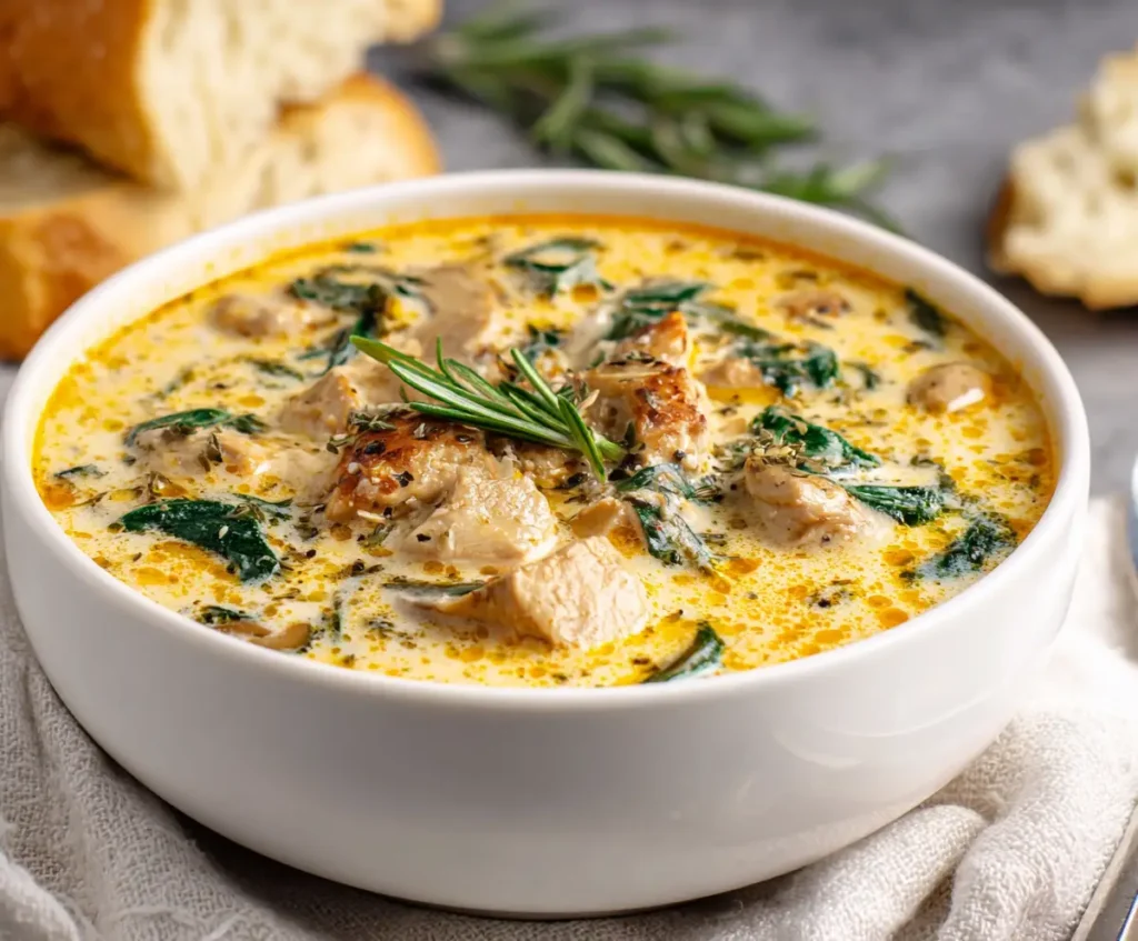 Creamy Tuscan Chicken Soup