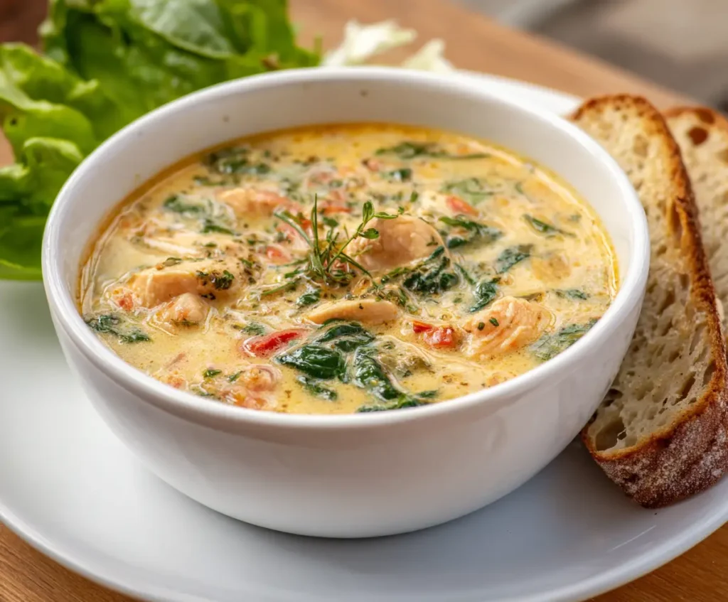 Creamy Tuscan Chicken Soup