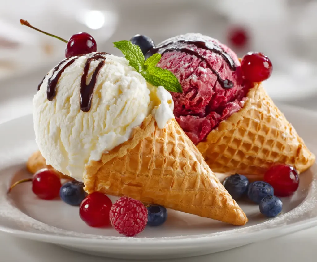 Crispy Homemade Ice Cream Cone Recipe