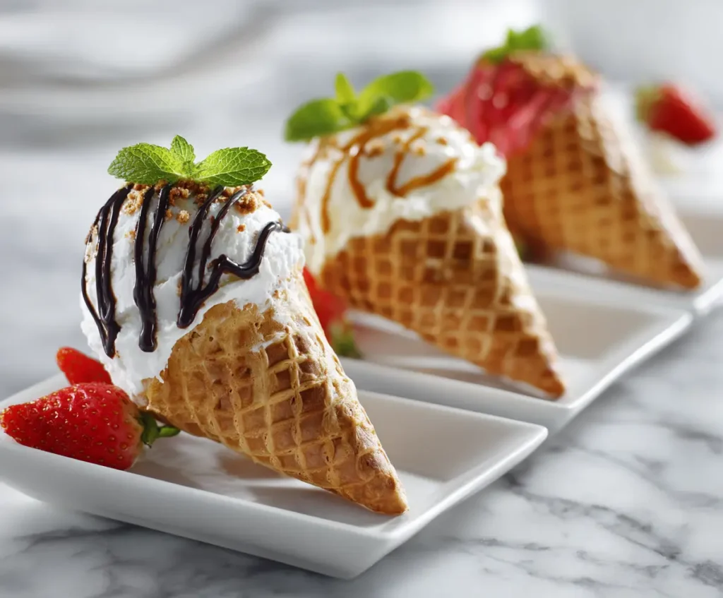 Crispy Homemade Ice Cream Cone Recipe