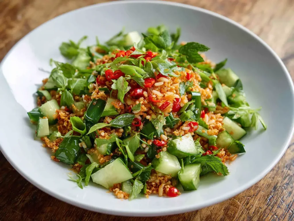 Crispy Rice Salad