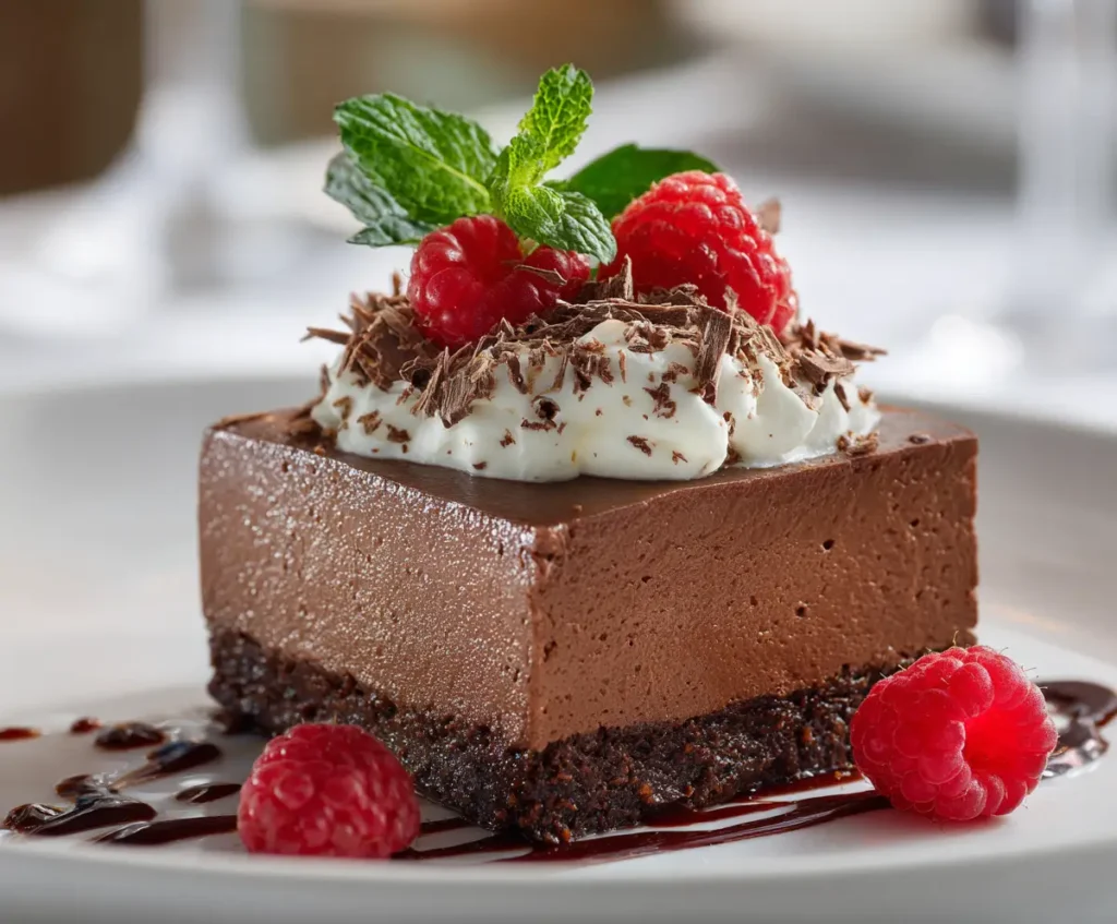 Decadent Chocolate Mousse Cake