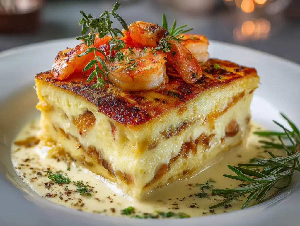 Delicious Seafood Gratin Cake