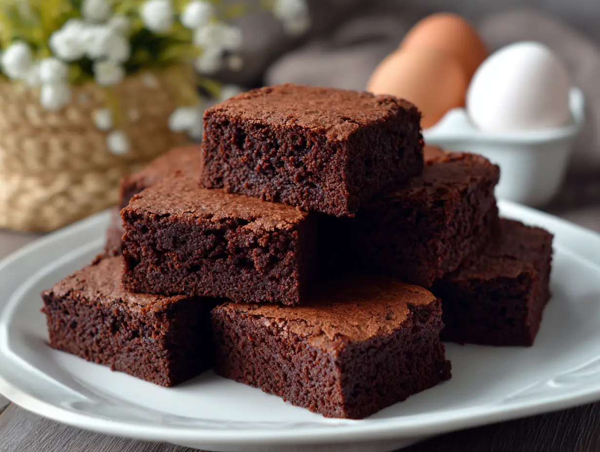 Eggless Brownies