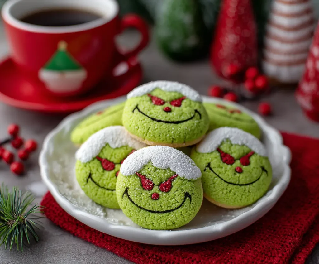 Festive Grinch Cookies Recipe 
