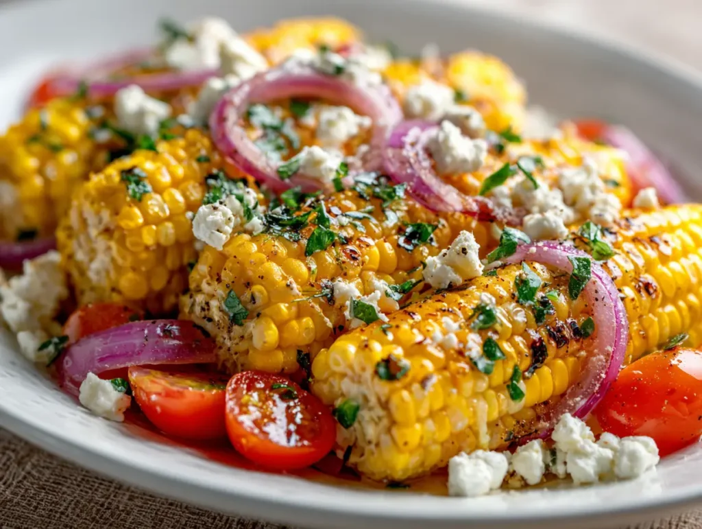 Fresh & Flavorful Grilled Corn Salad 