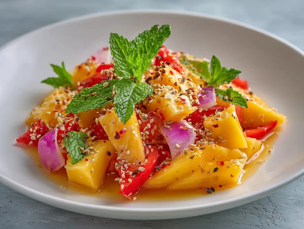 Fresh & Flavorful Mango Salad Recipe 