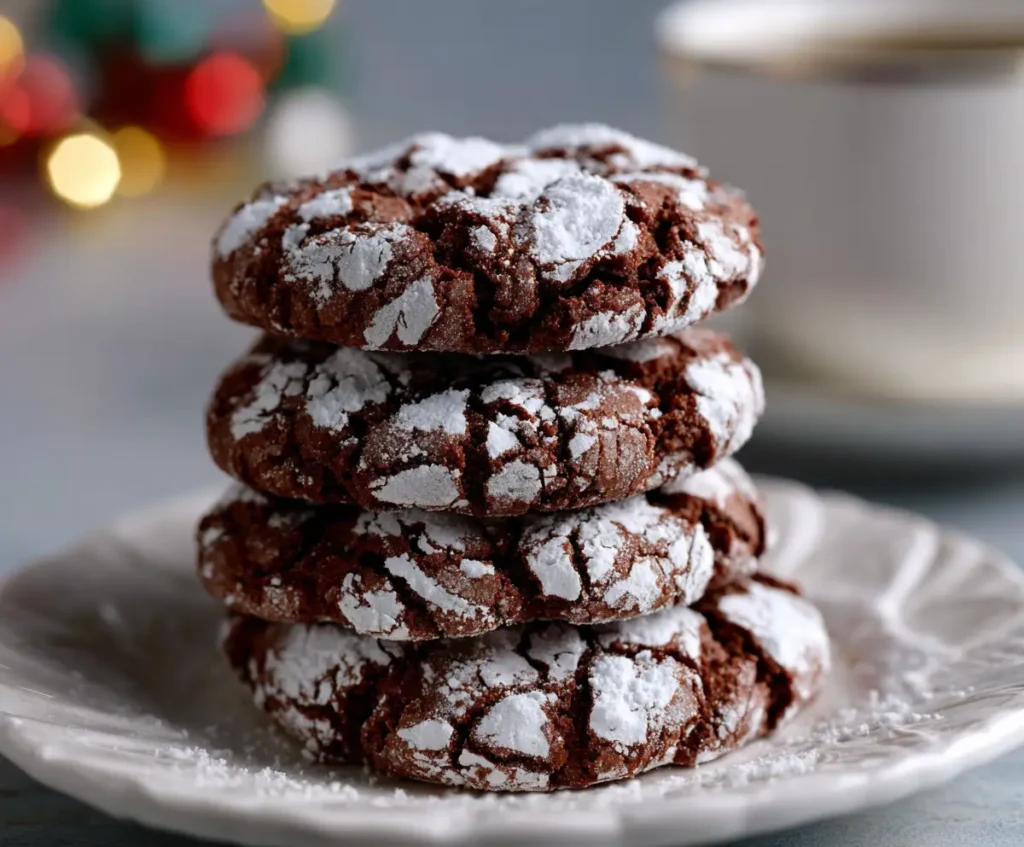 Fudgy Crinkle Cookies Recipe