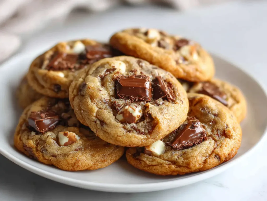 Gooey Milky Way Cookies 