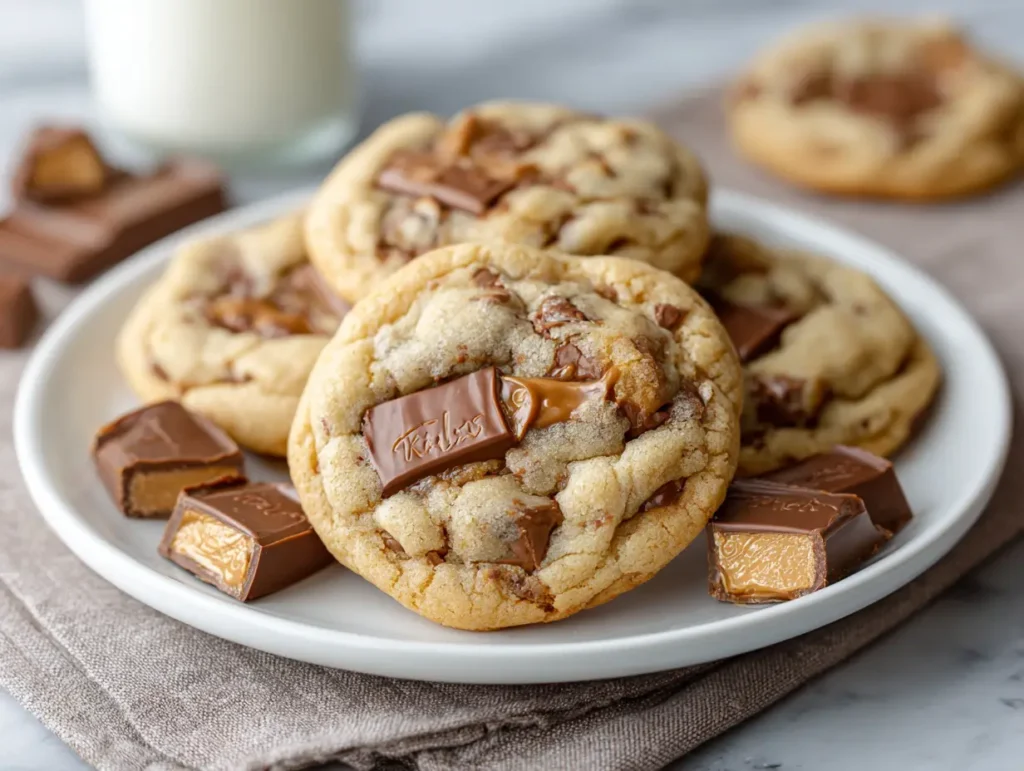 Gooey Milky Way Cookies