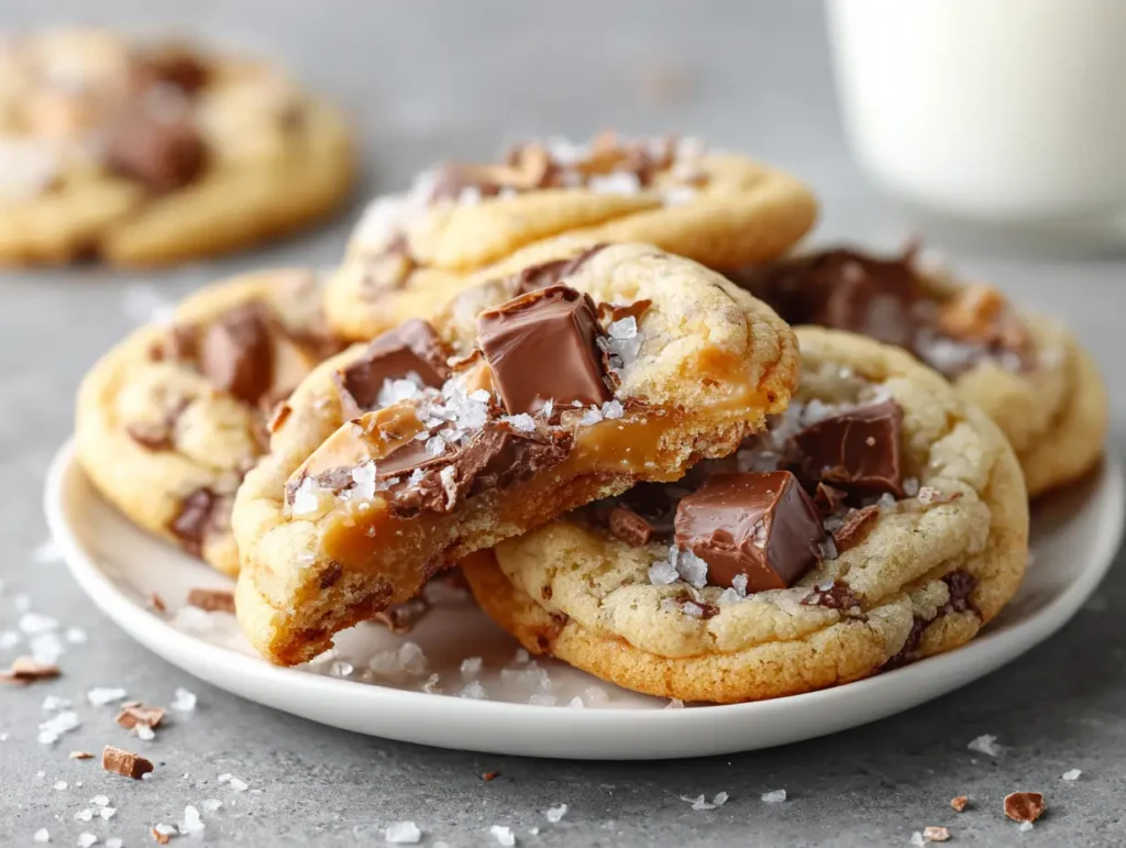Gooey Milky Way Cookies