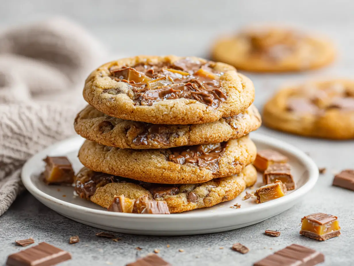 Gooey Milky Way Cookies