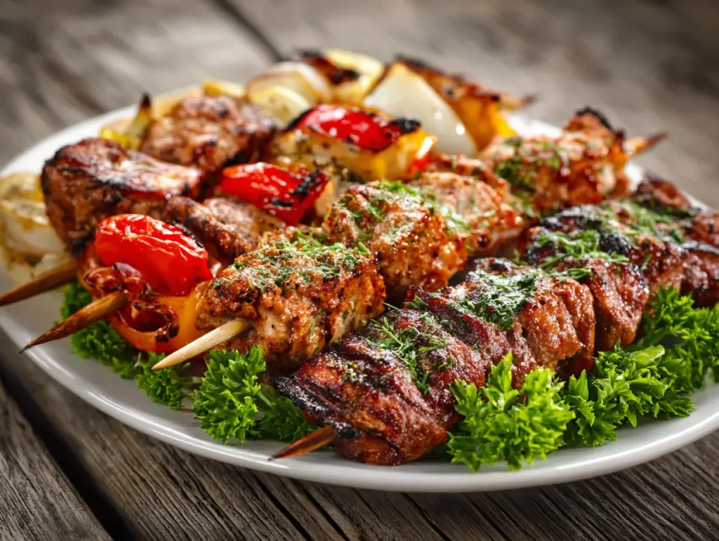 Kebabs on the Grill
