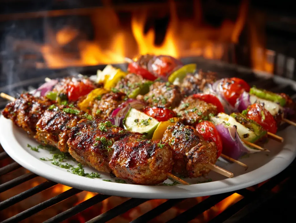 Kebabs on the Grill