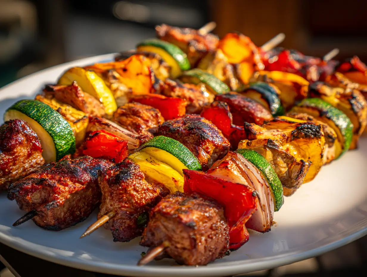 Kebabs on the Grill