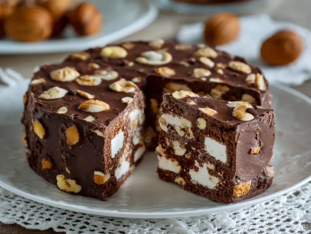 Lazy Chocolate Biscuit Cake