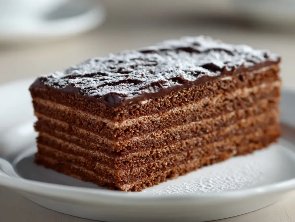 Lazy Chocolate Biscuit Cake
