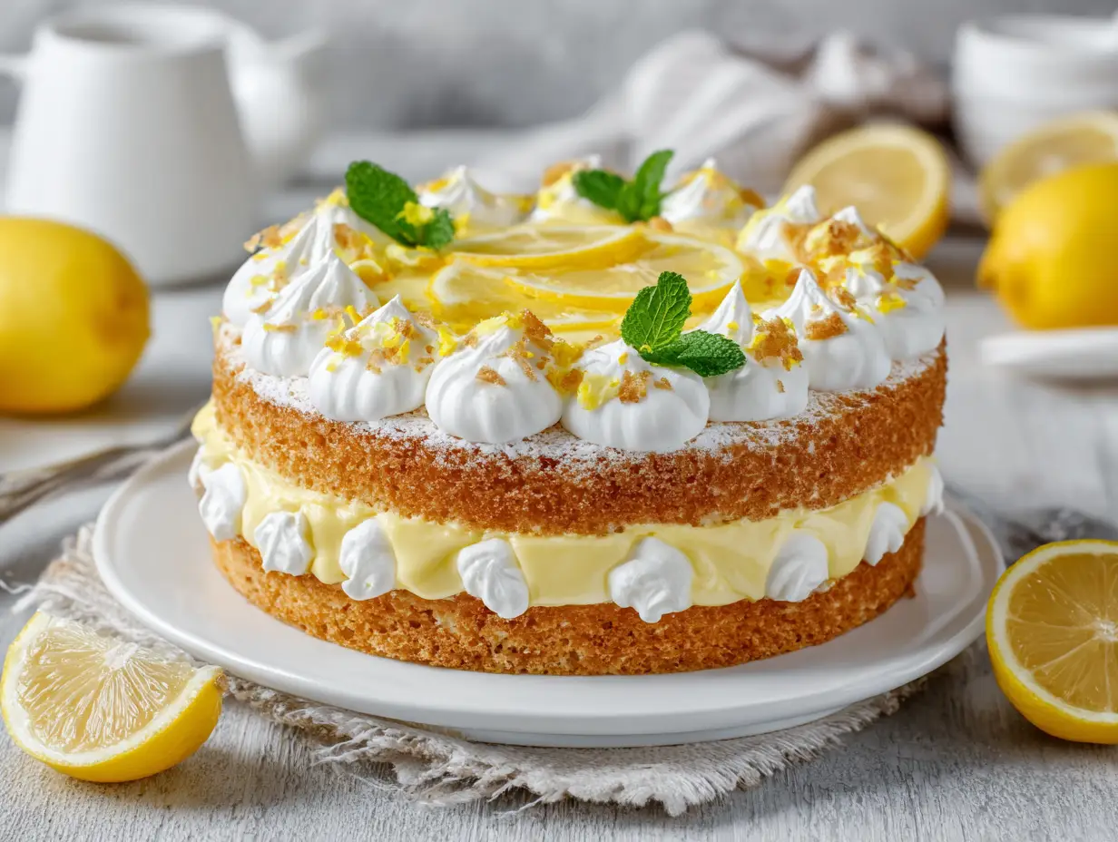 Lemon Chantilly Cake