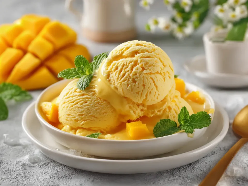 Mango Ice Cream Recipe