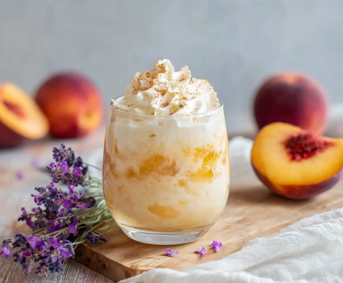 Peaches and Cream Cocktail