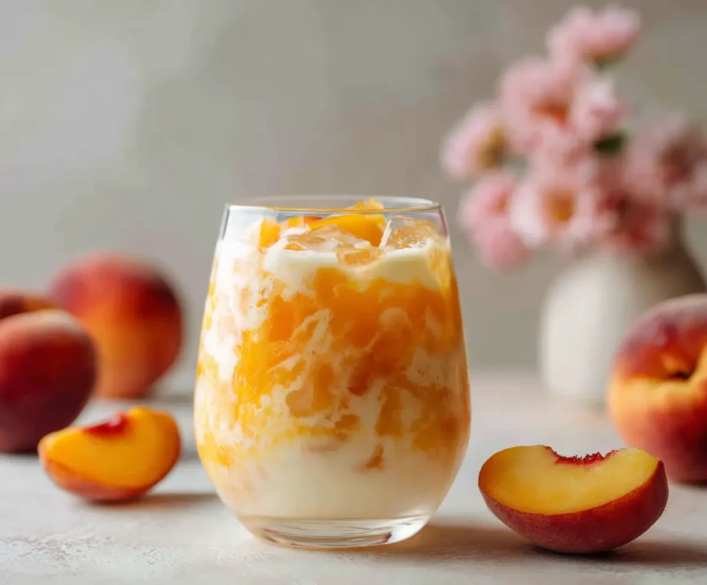 Peaches and Cream Cocktail – A Smooth, Creamy Summer Delight