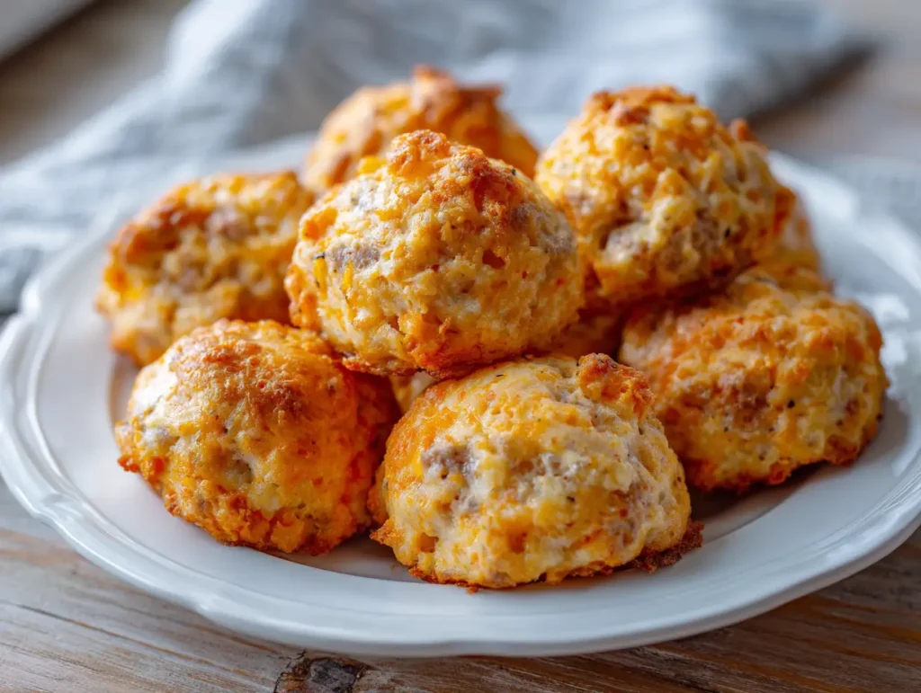 Rotel Cream Cheese Sausage Balls 