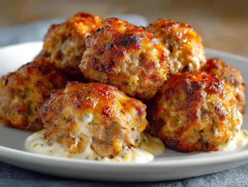 Rotel Cream Cheese Sausage Balls