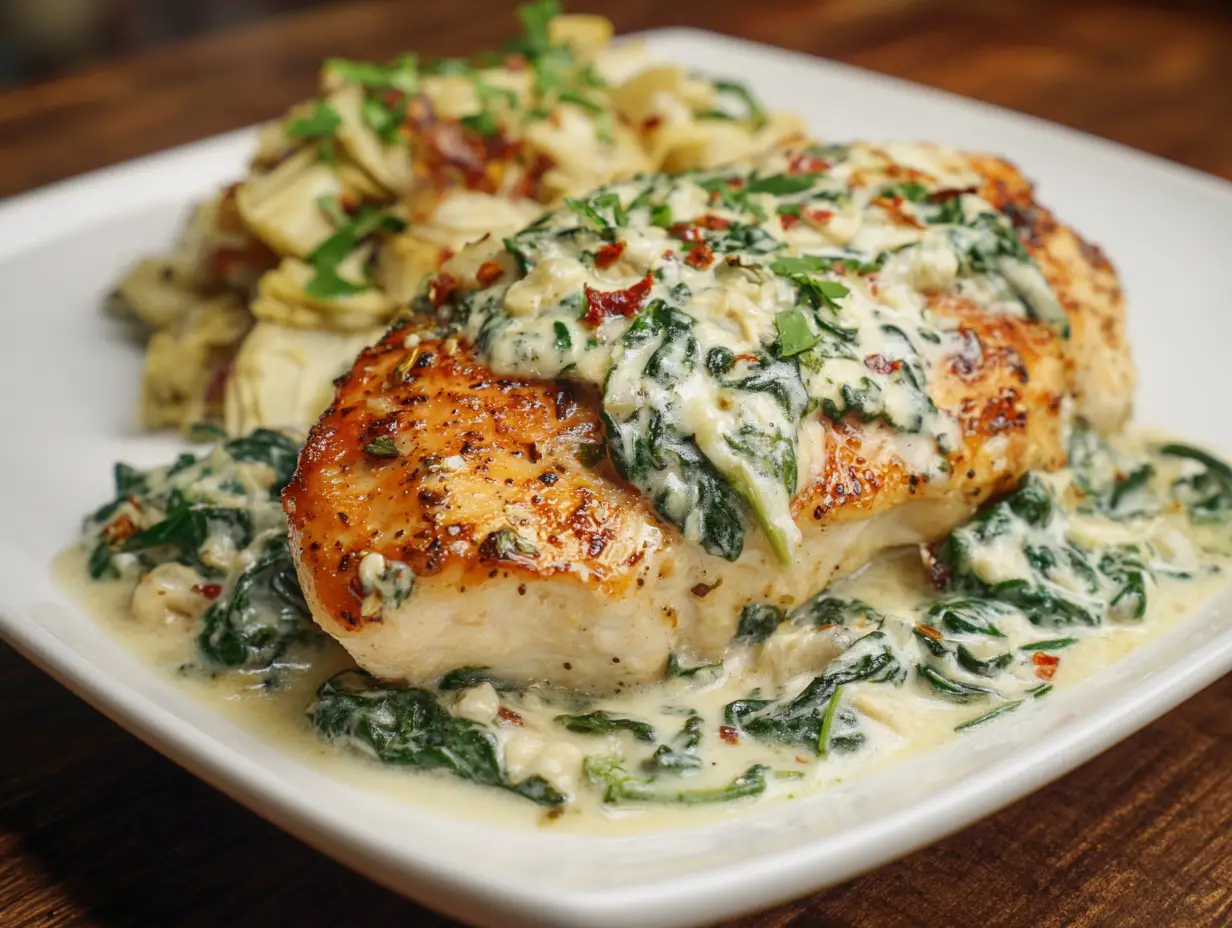 Spinach Artichoke Chicken