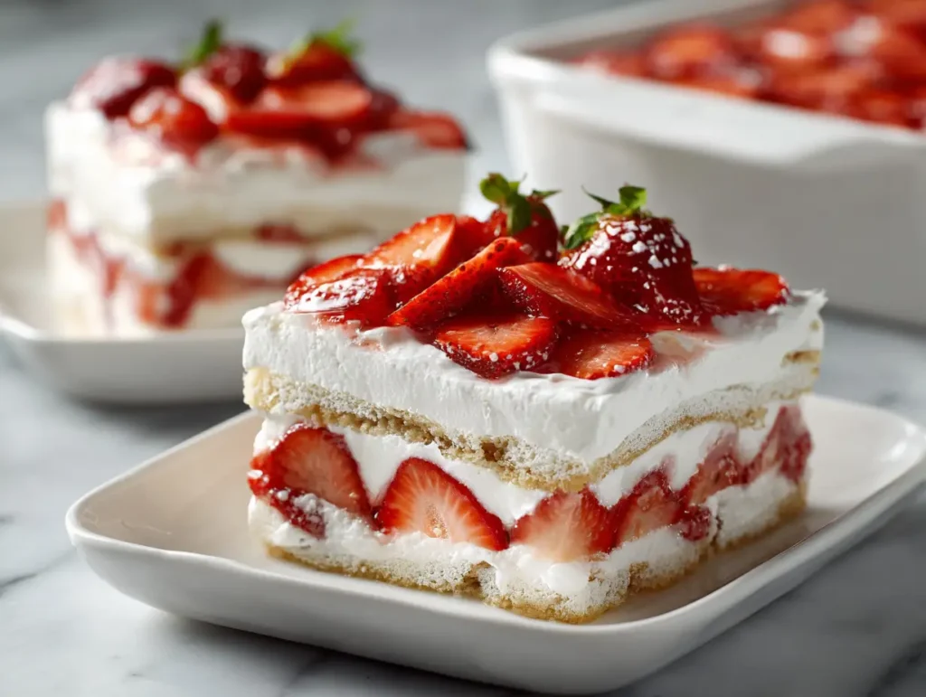 Strawberry Icebox Cake