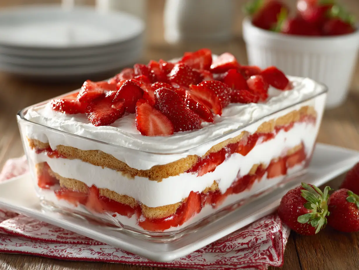 Strawberry Icebox Cake