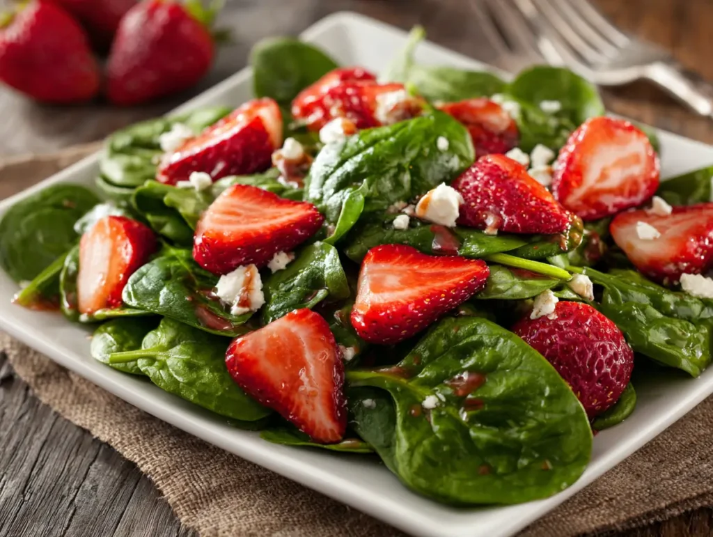 Strawberry Spinach Salad