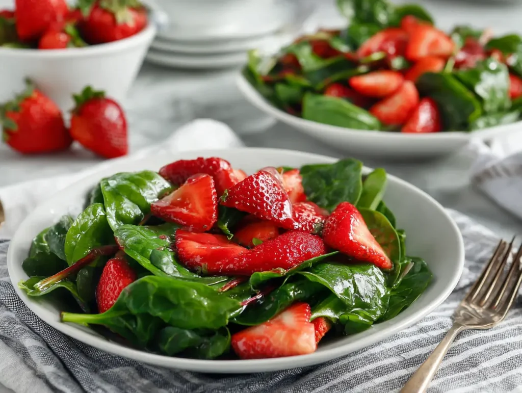 Strawberry Spinach Salad 