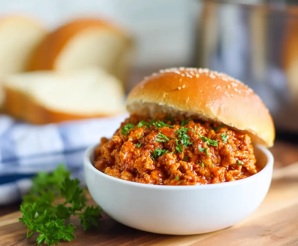 Tangy Chicken Sloppy Joes Recipe 