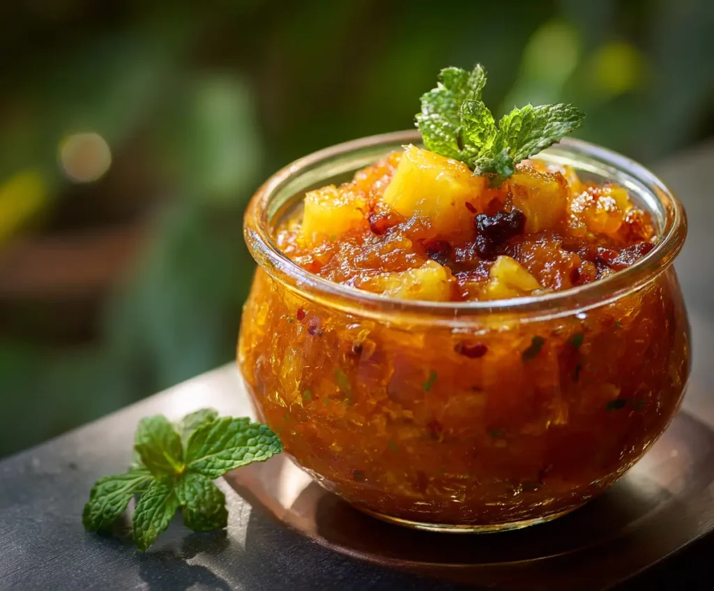 Tangy Pineapple Chutney Recipe