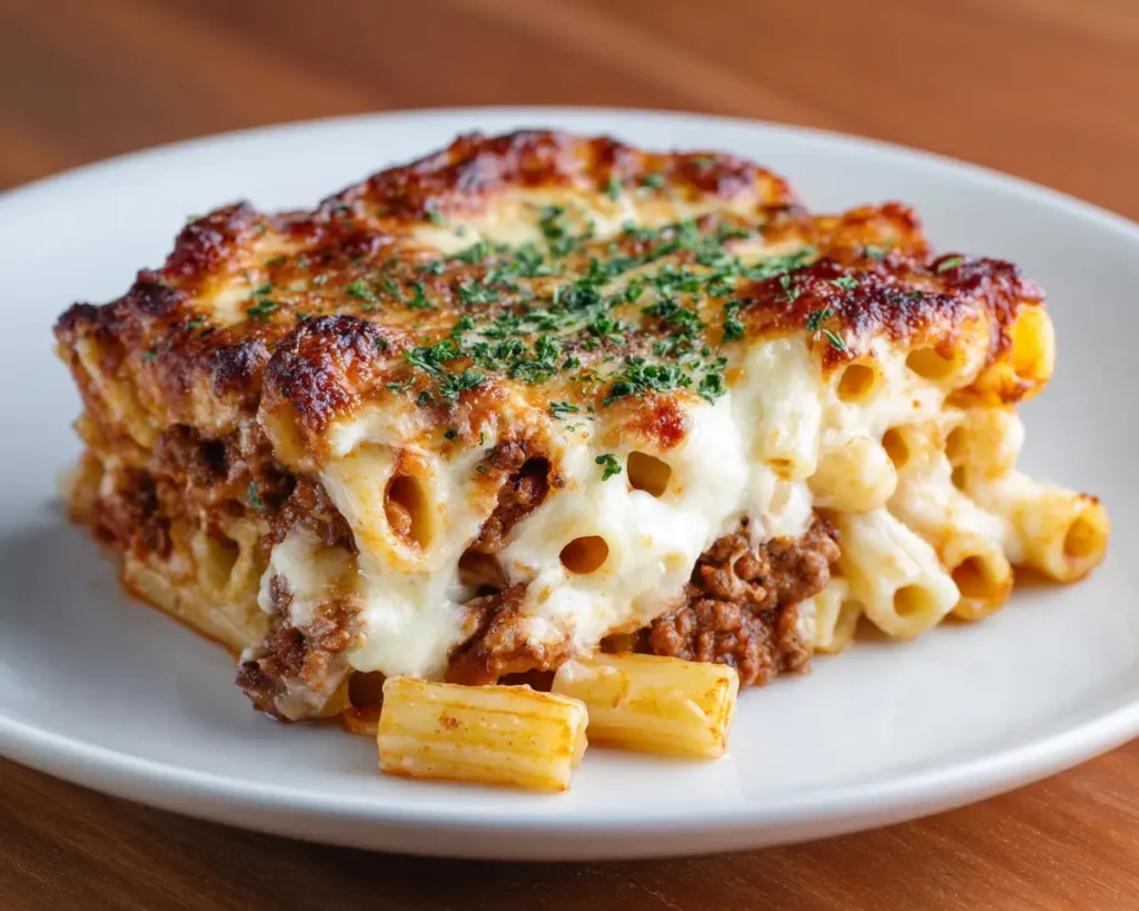 Baked Ziti No Meat 