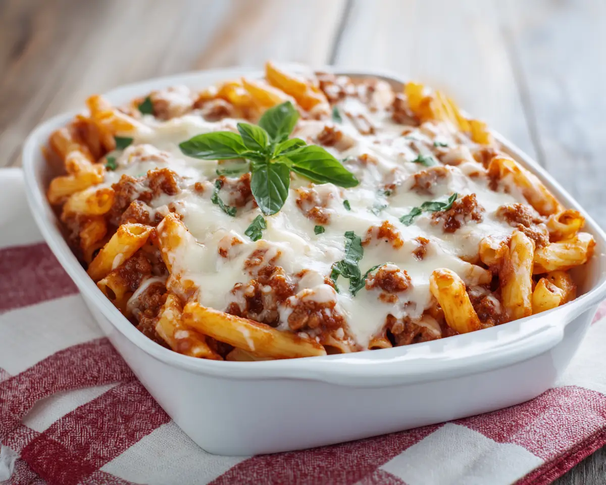 Baked Ziti No Meat