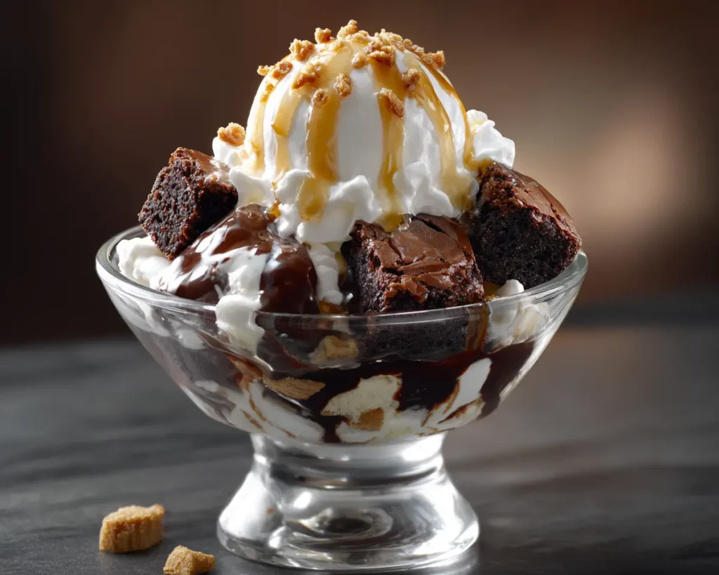 Brownie Ice Cream Sundae