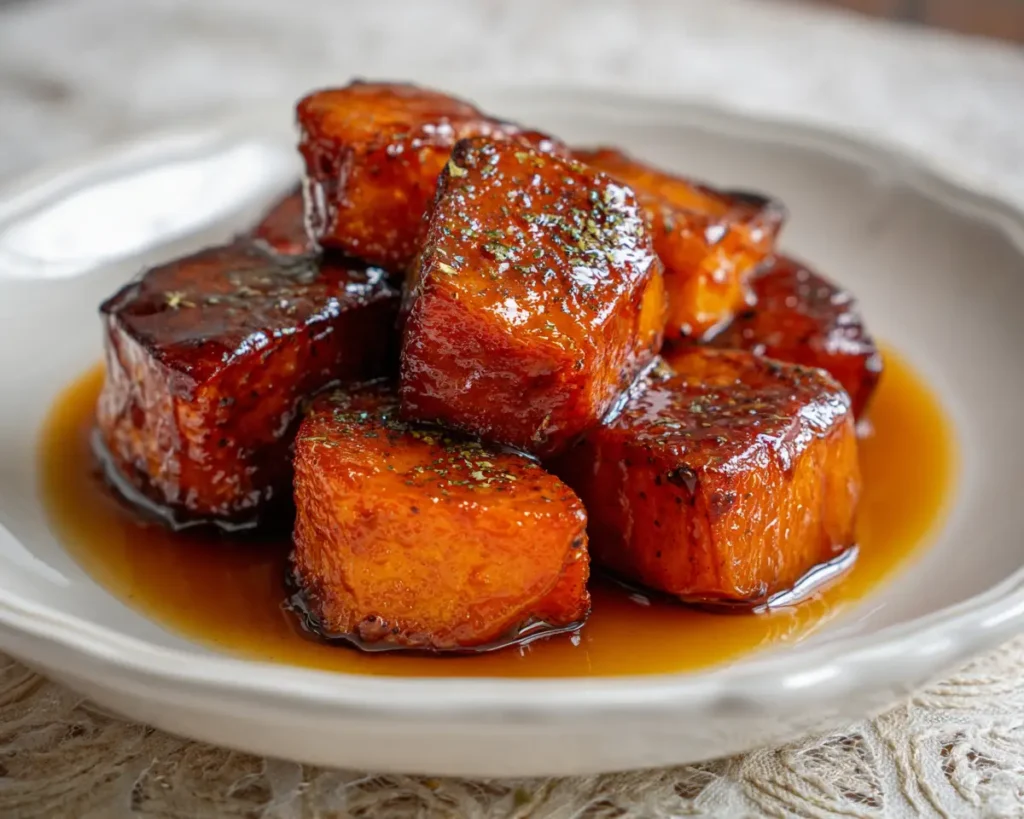 Candied Sweet Potatoes with a Perfect Caramel Coating