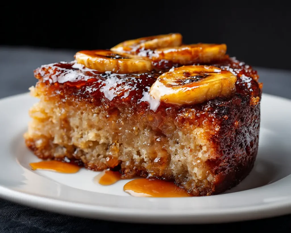 Caramelized Banana Cake 