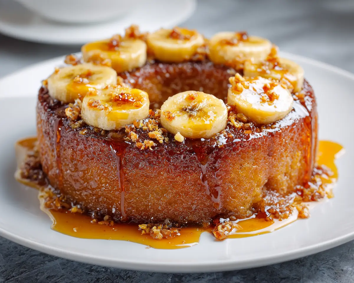 Caramelized Banana Cake